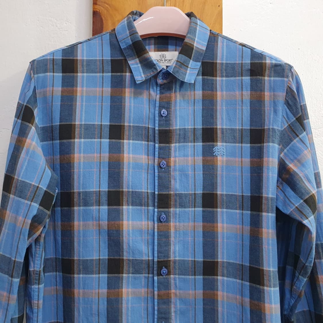 코오롱 체크 긴팔 등산셔츠(100) 상품이미지2