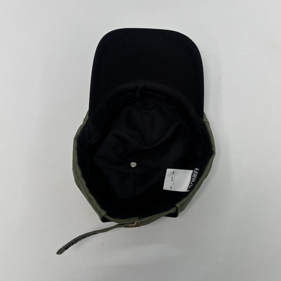 AJOBYAJO 그래픽 자수 볼캡 그린 상품이미지5