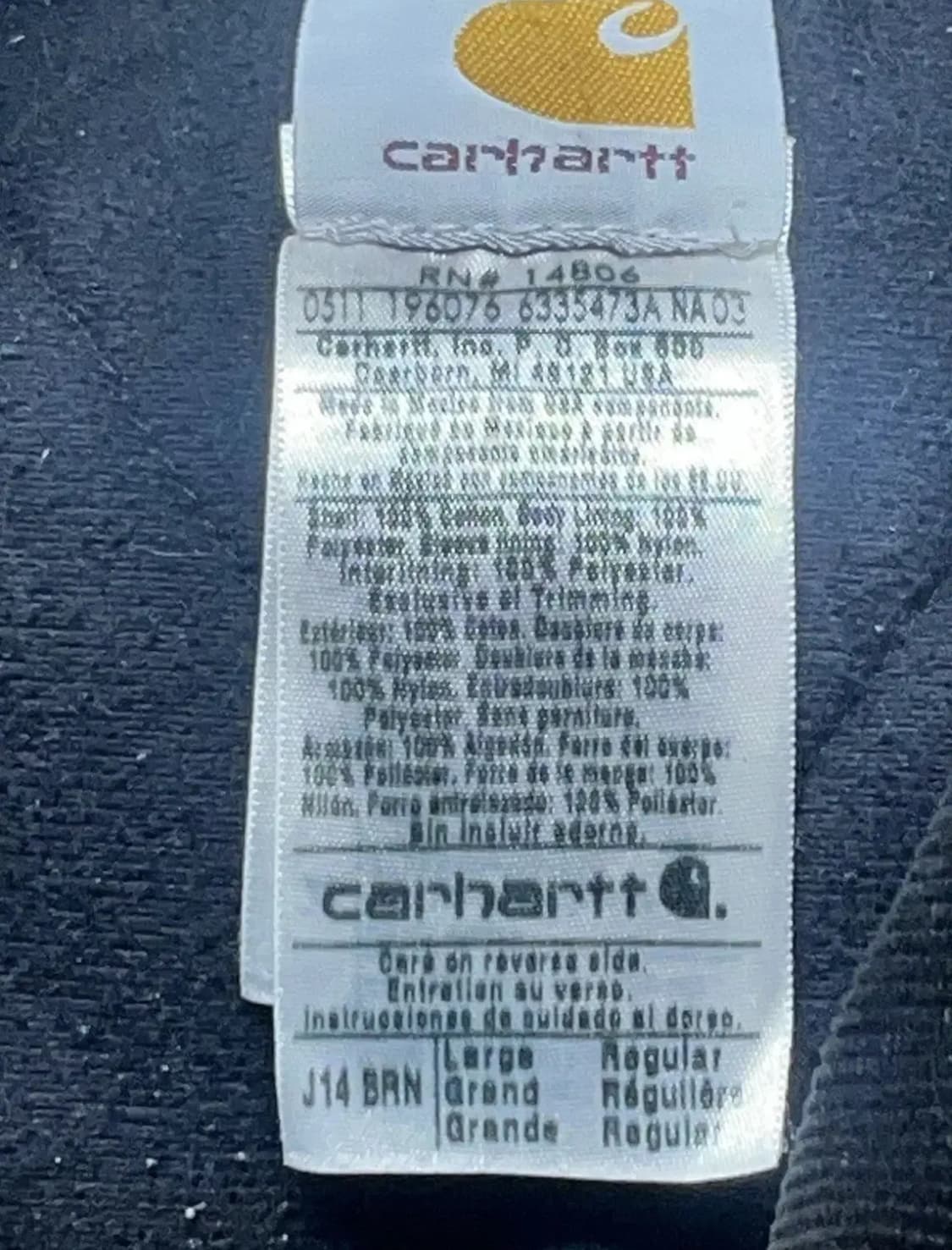 Carhartt J14 산타페 자켓 상품이미지3