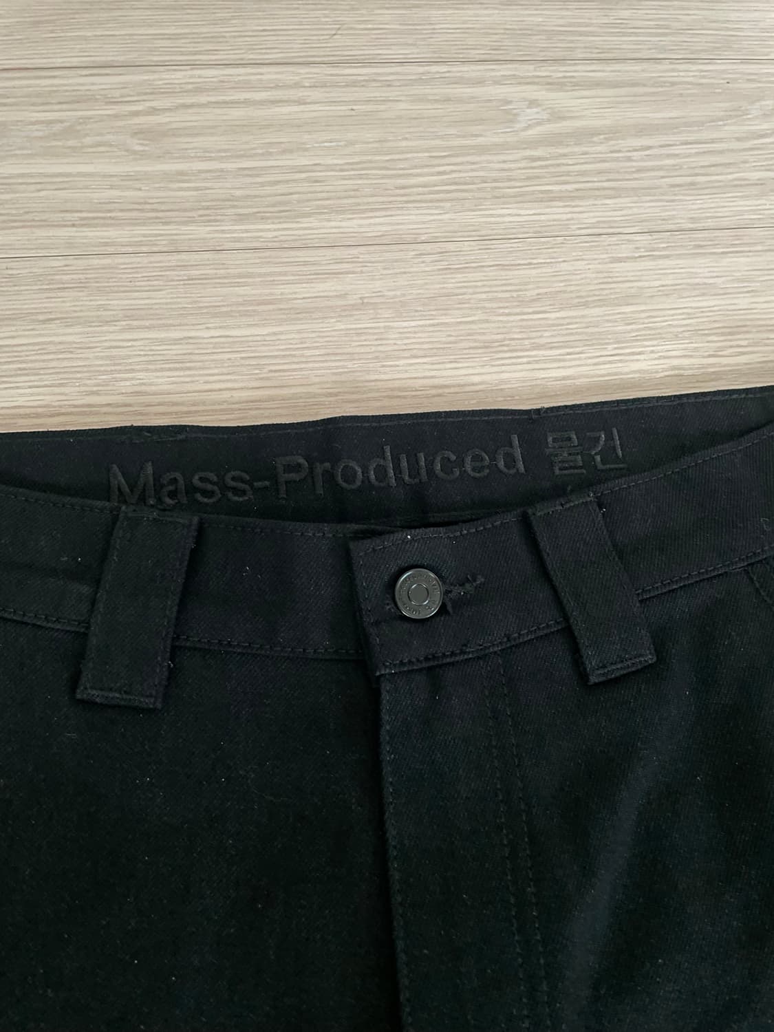 Plastic product wallet raw denim 상품이미지4