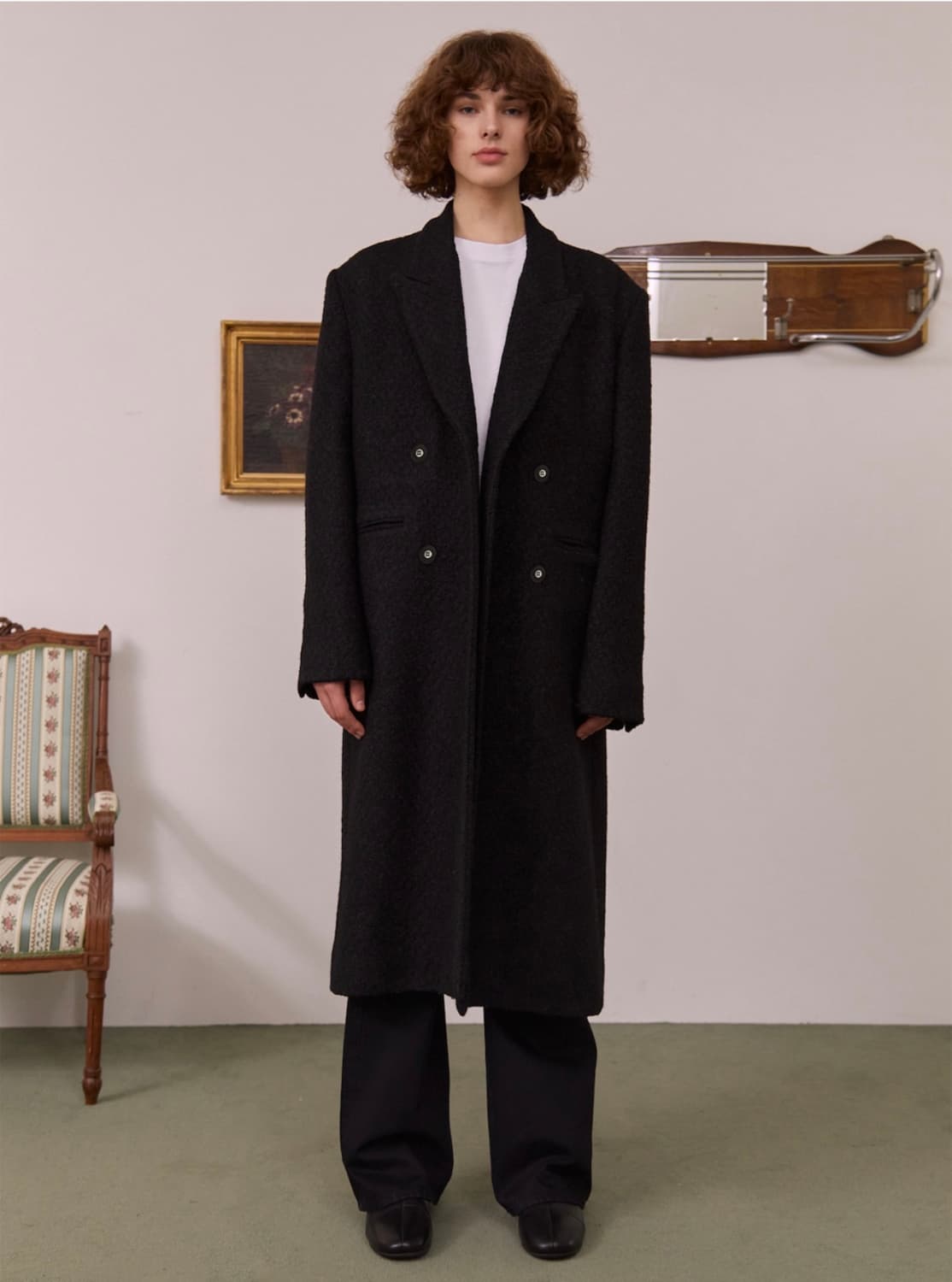 stu 블랙코트 팝니다 상품이미지1