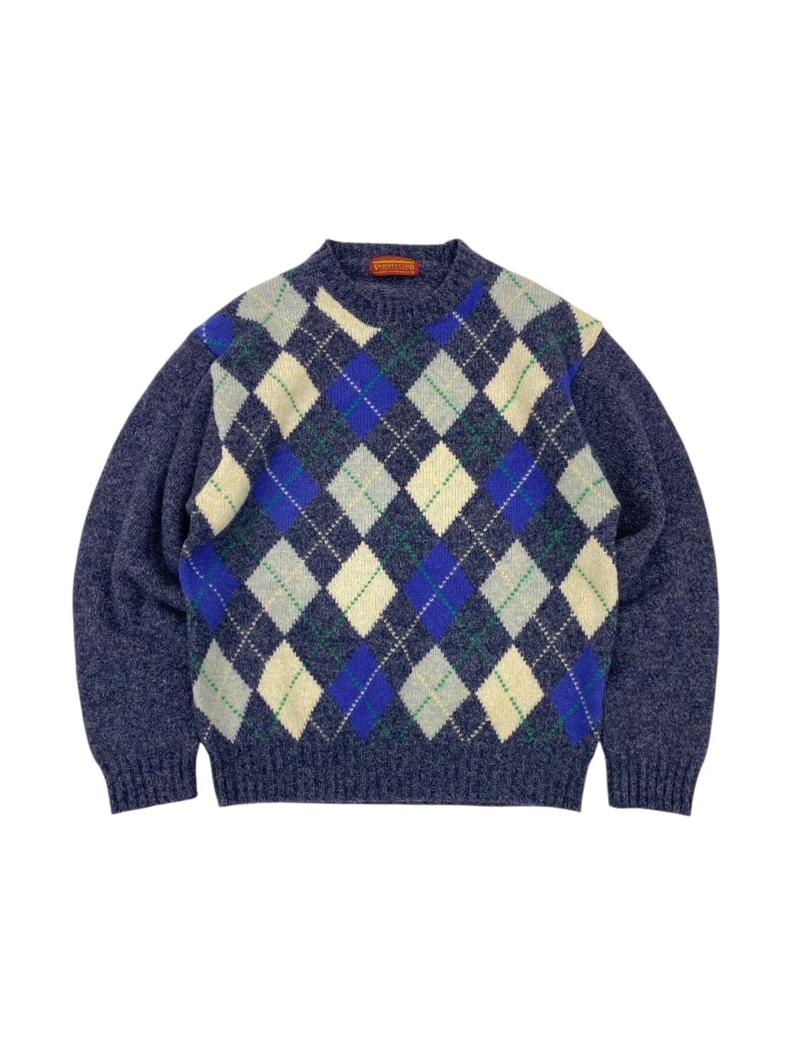 빈티지 울 아가일 스웨터  상품이미지1