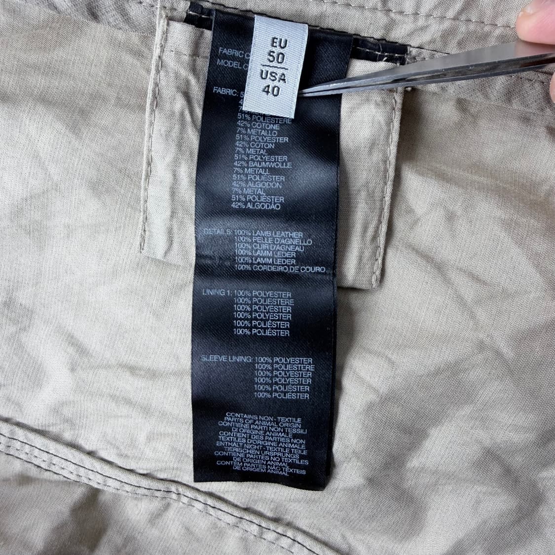 아르마니 꼴레지오니 코티드 자켓 상품이미지6