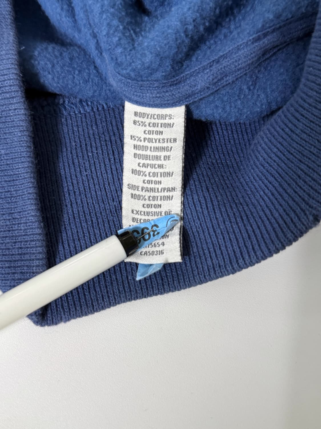 아베크롬비 루즈핏 00‘s 빈티지블루 스웻 집업 상품이미지5