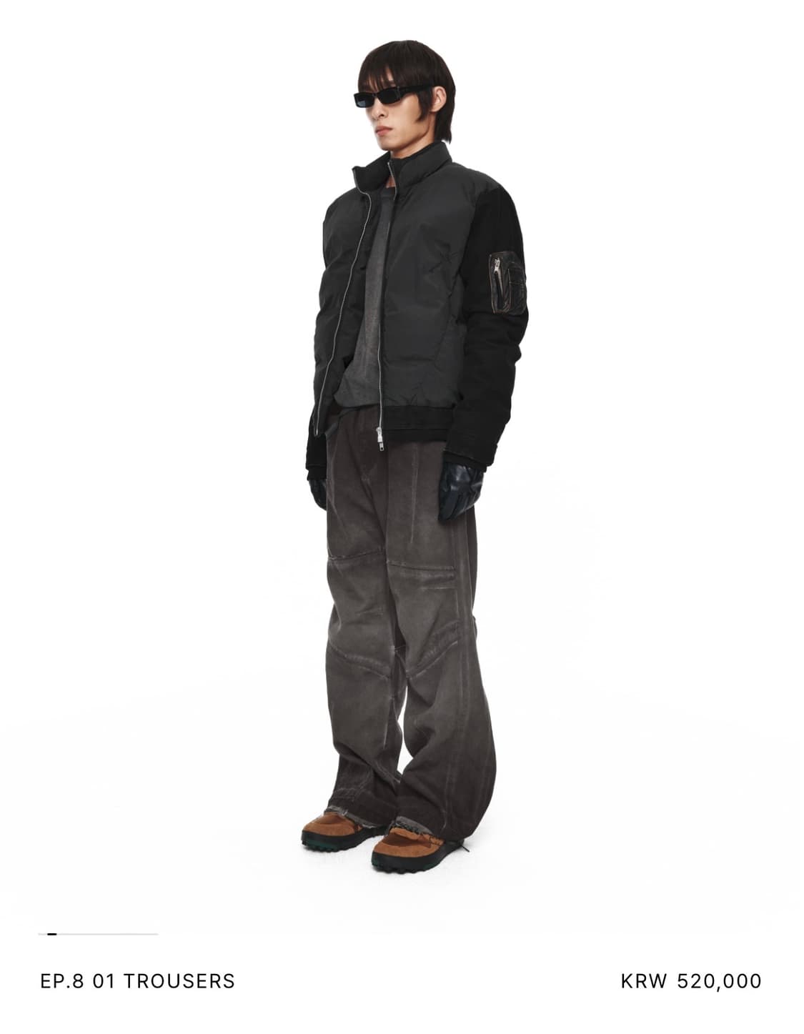 엑슬림 EP.8 01 트라우저 / 블랙 / M 상품이미지3