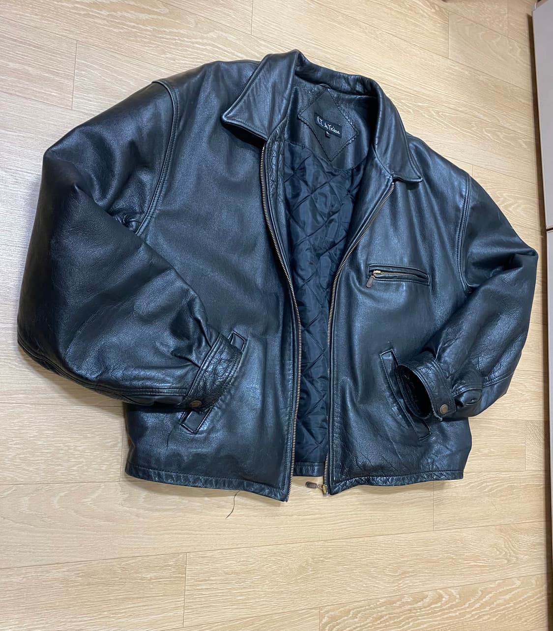 빈티지 레더 자켓 (XL) 상품이미지3