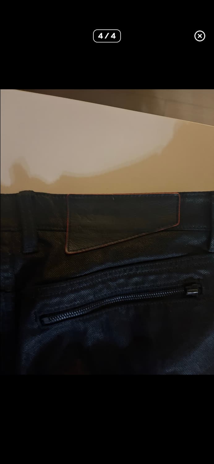 Y-3 Black Coated Trousers with Back Logo 상품이미지4