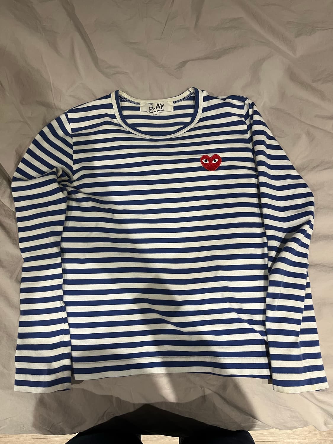 꼼데가르송 롱슬리브 네이비 S 상품이미지1