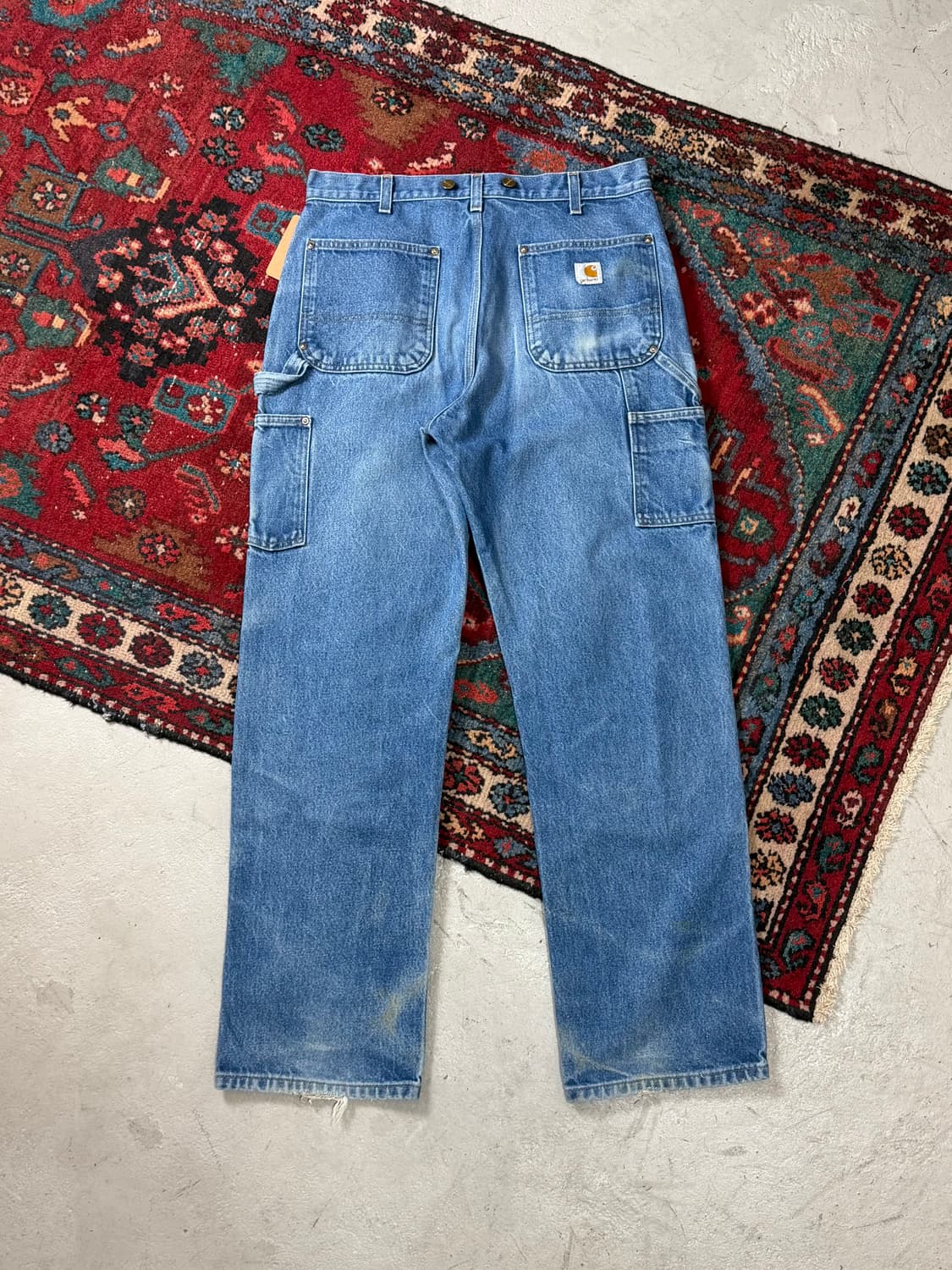 OG 칼하트 데님 더블니 칼하트 워크팬츠 썩블니 상품이미지4