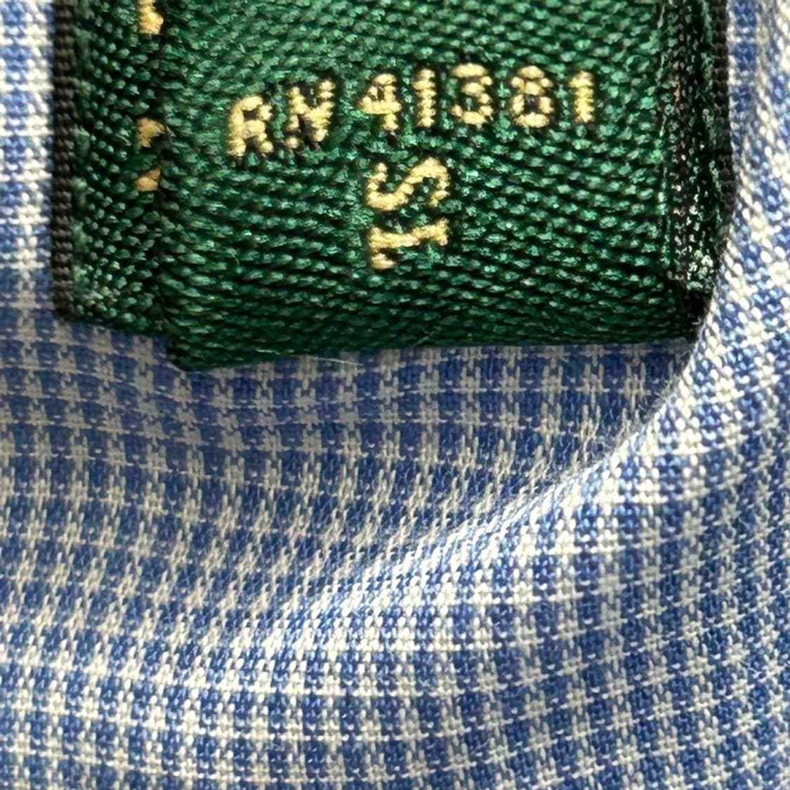 폴로랄플로렌 블루 드레스 셔츠 15½ 32/33 상품이미지3