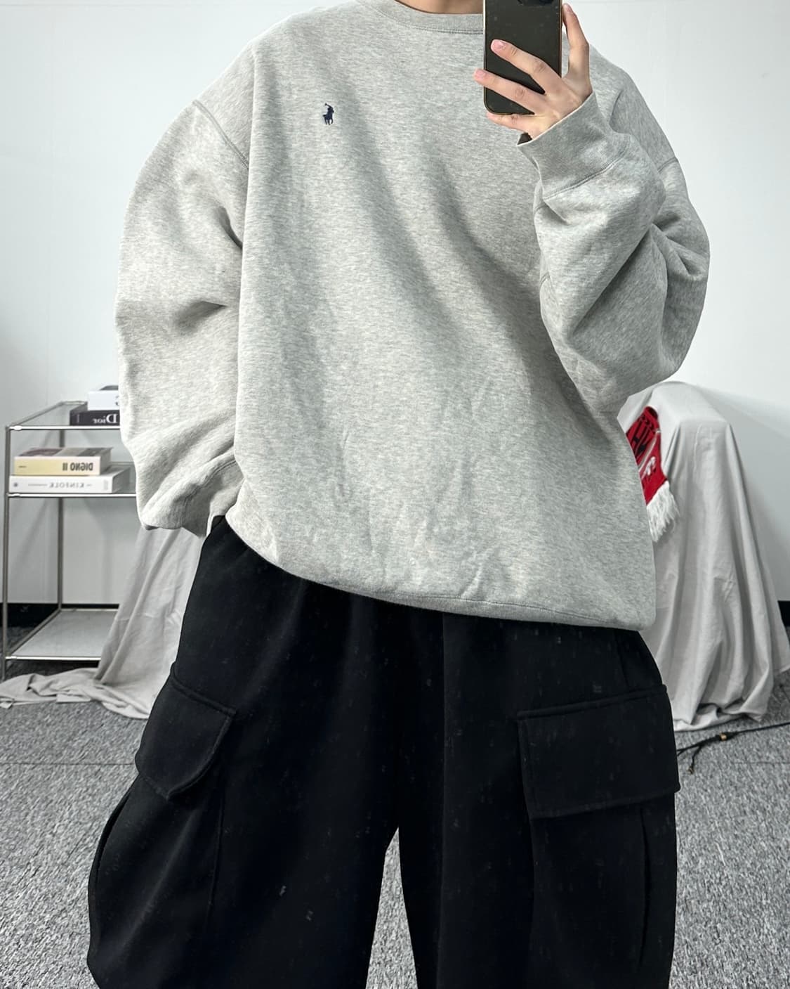 폴로 랄프로렌 블랙포니 맨투맨 2XL 상품이미지3