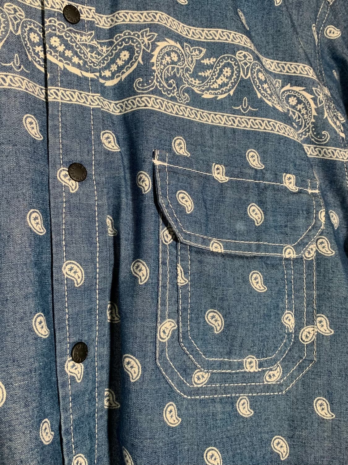 노스페이스 퍼플라벨 페이즐리 셔츠 상품이미지4