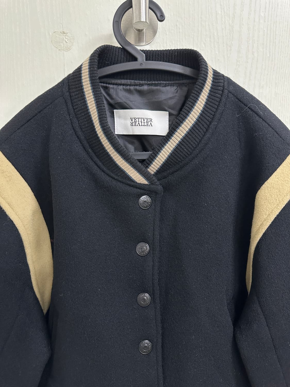 VETIVER 스타디움 자켓 블랙/베이지 66사이즈 상품이미지2