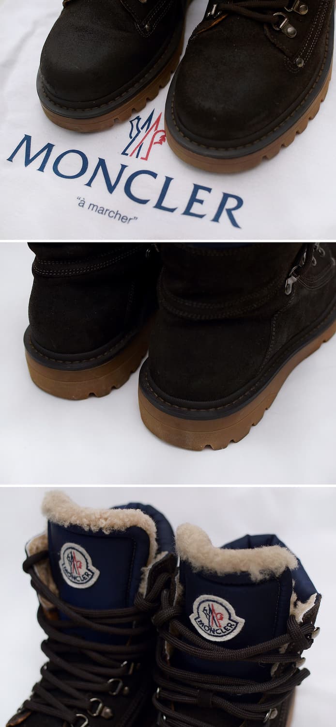 몽클레어 이지드 양모 시어링 가죽 방한부츠 (39 / 250-255) 상품이미지4