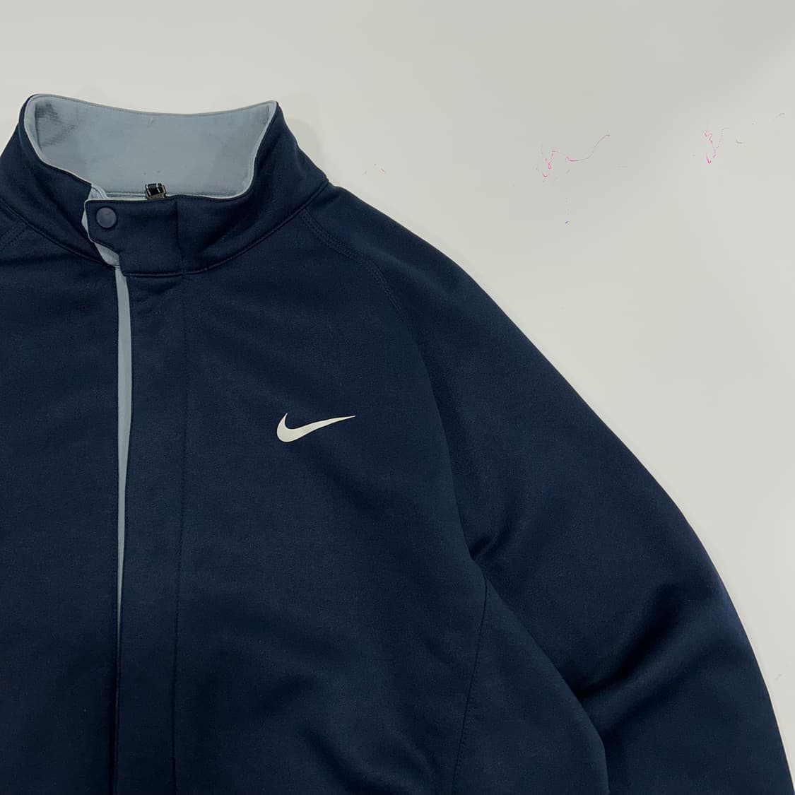 Nike 나이키 네이비 라벤더 사이드라인 스우시 트랙탑 자켓 상품이미지4