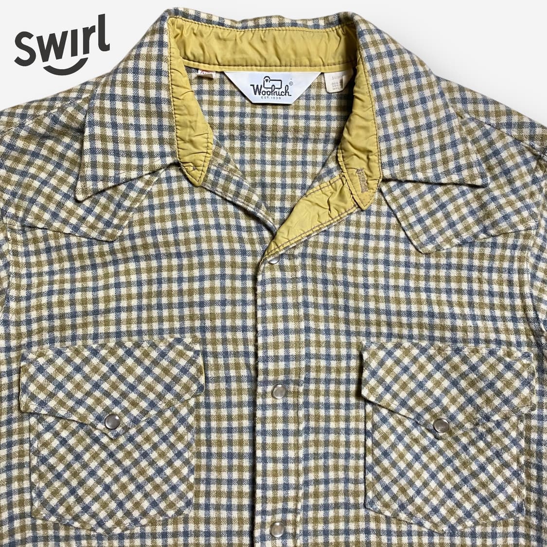 90s Woolrich Wool western shirts 상품이미지5