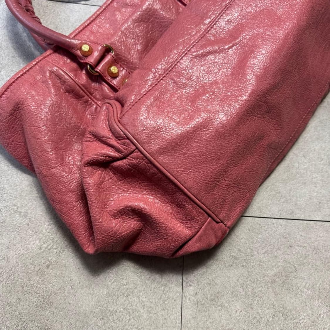 발렌시아가 핑크 백  상품이미지4