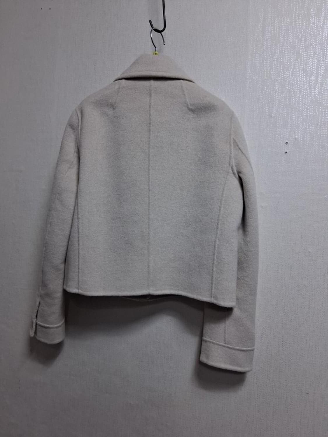 PLASTIC ISLAND플라스틱아일랜드 핸드메이드 울숏쟈켓 모카연베이지 상품이미지2