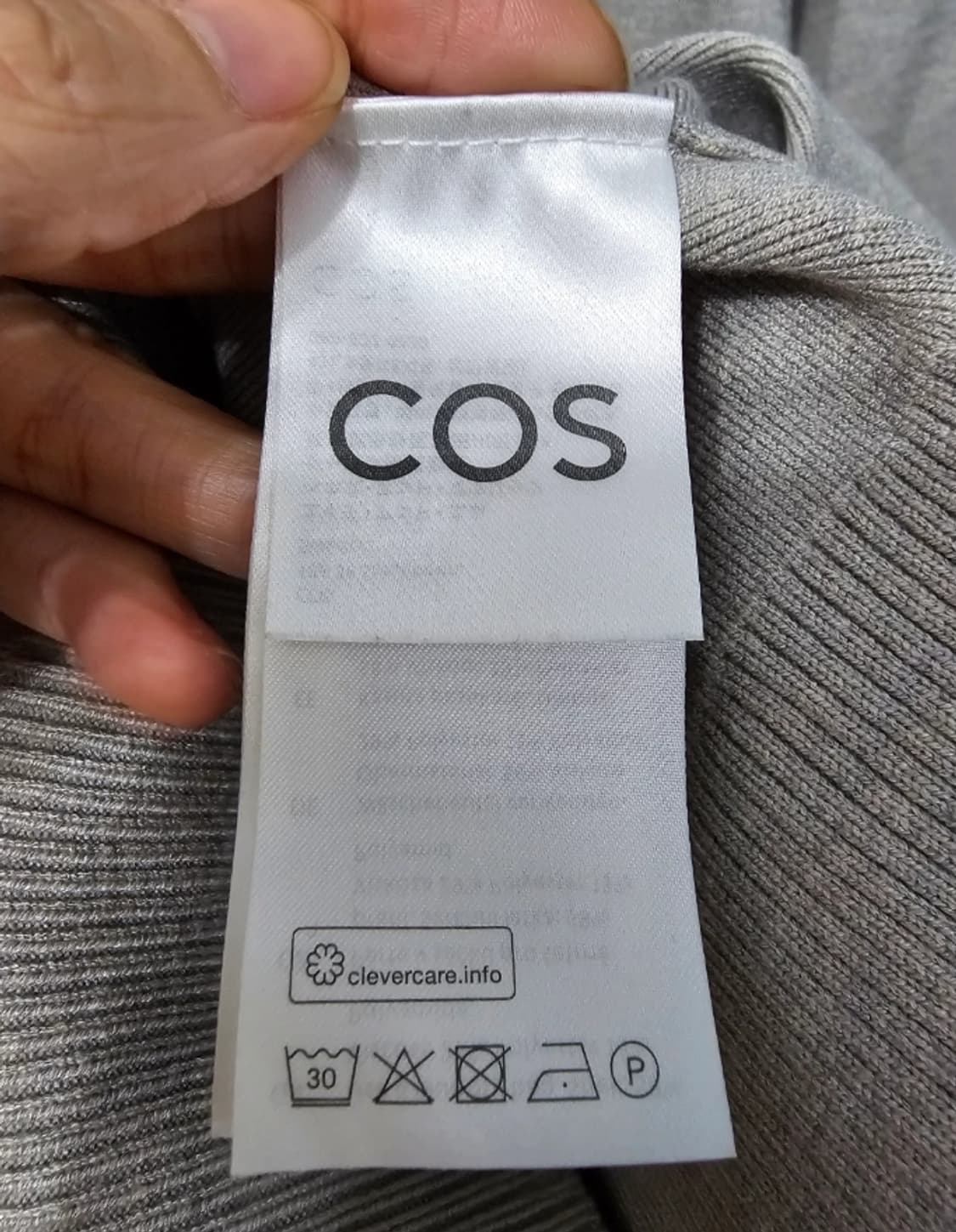 COS 코스 그레이 후드티 ~55 상품이미지8