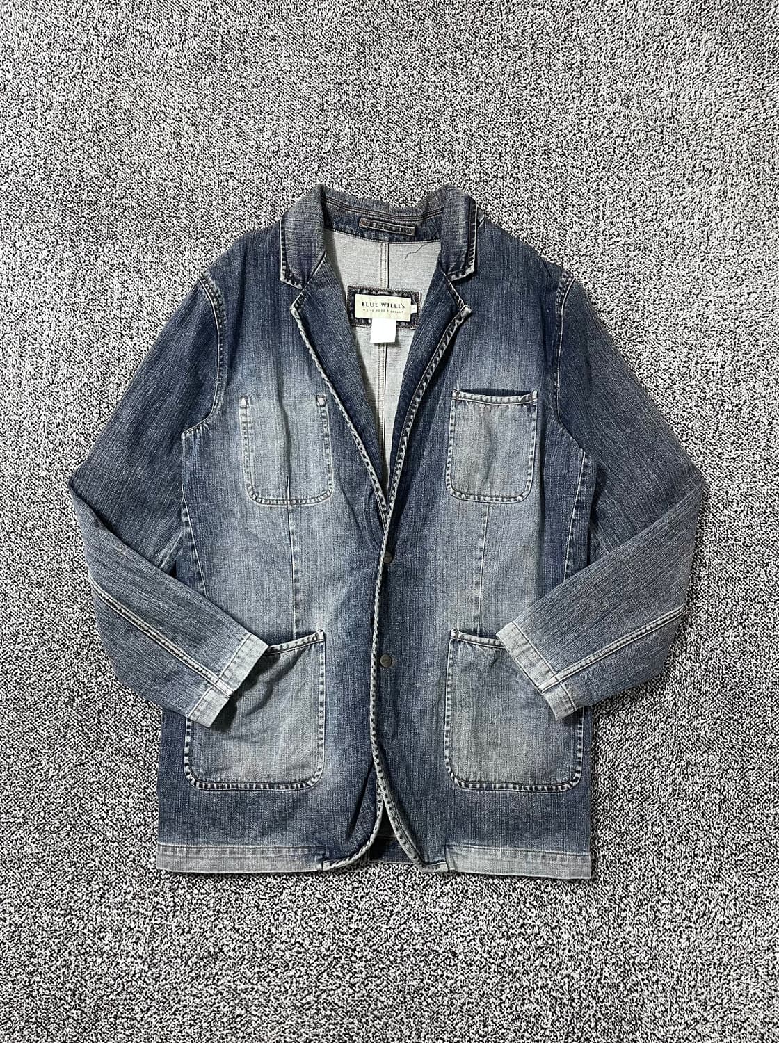 빈티지9. Blue Willi's 워시드 데님 블레이저 자켓 청자켓 상품이미지1