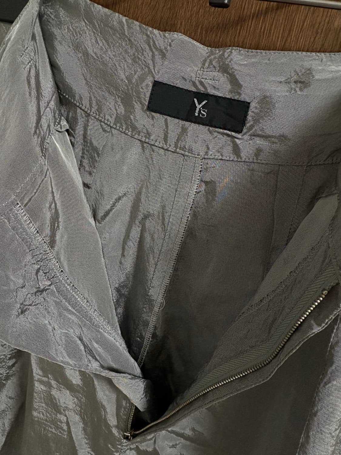 Y’s by Yohji Yamamoto 실버 스커트 상품이미지5