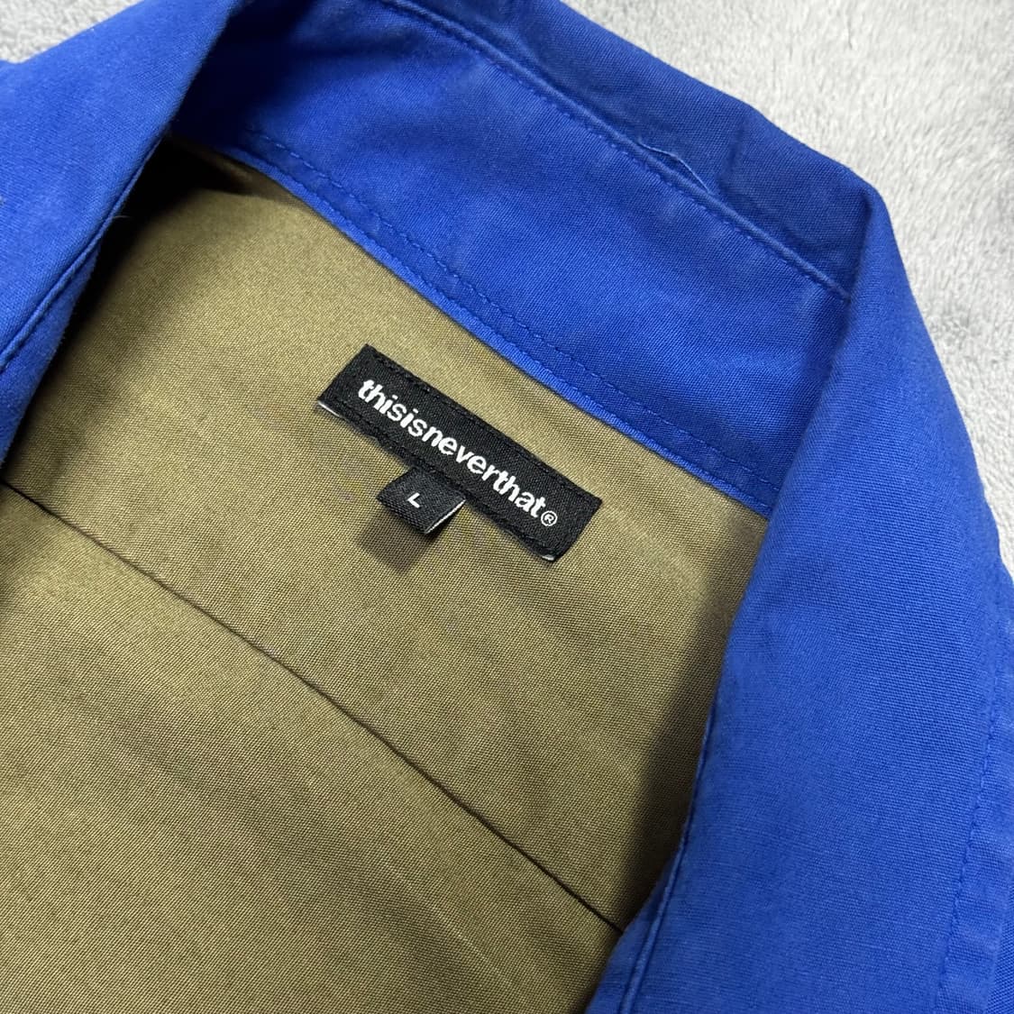 디스이즈네버뎃 블루 셔츠 상품이미지5