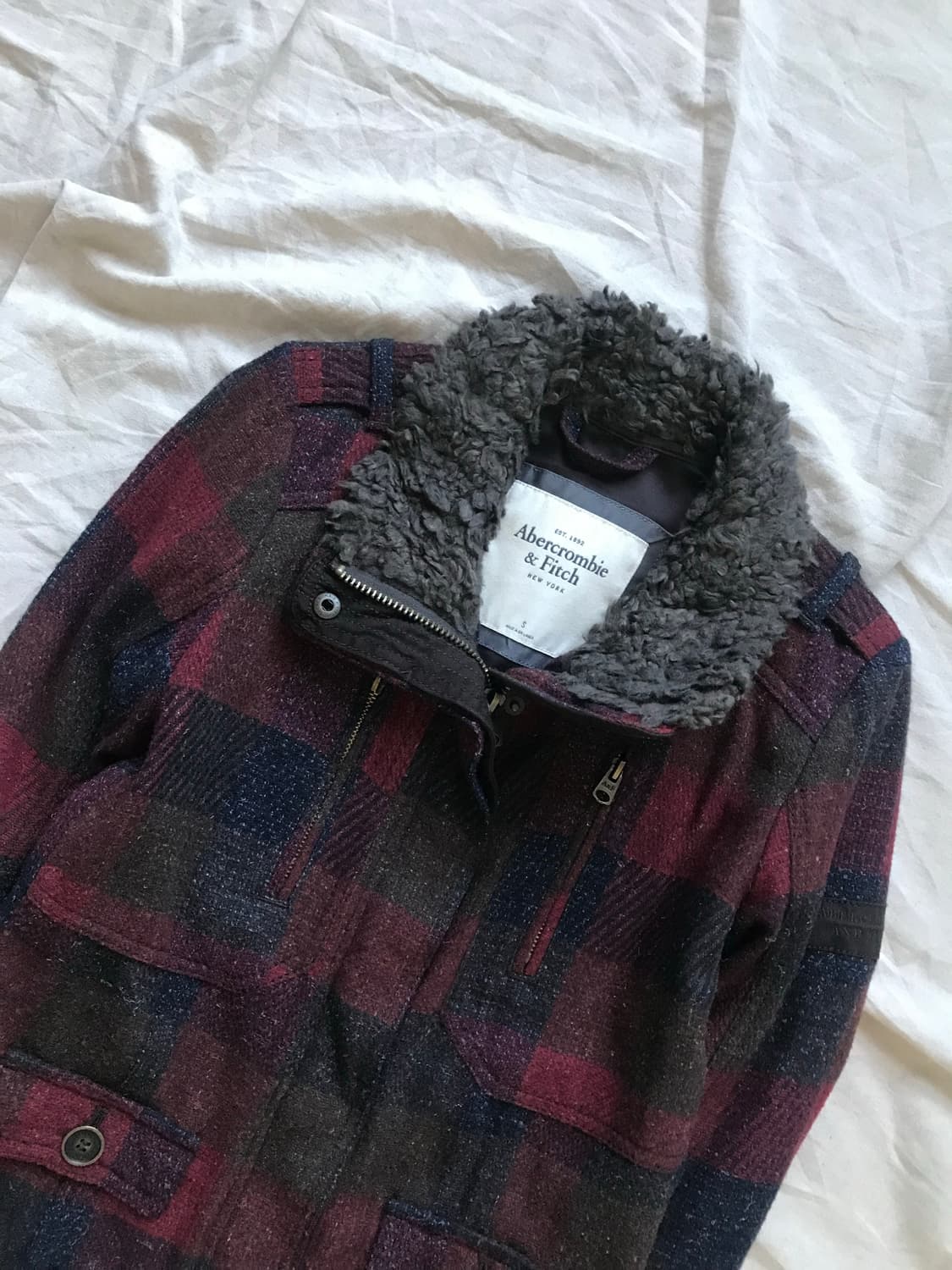 아베크롬비 타단체크 쉐르파 헤비 자켓 상품이미지7