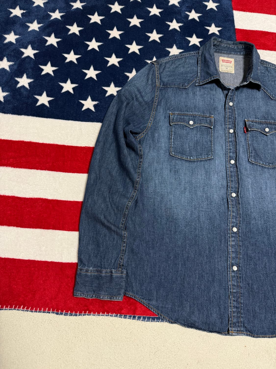 리바이스 웨스턴데님셔츠 Levi‘s Western Denim Shirt 상품이미지2