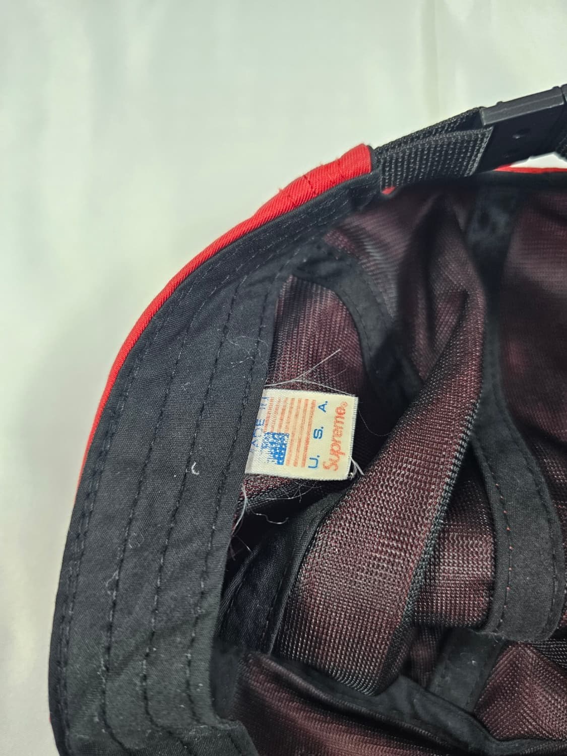 슈프림박스로고캠프캡 상품이미지3