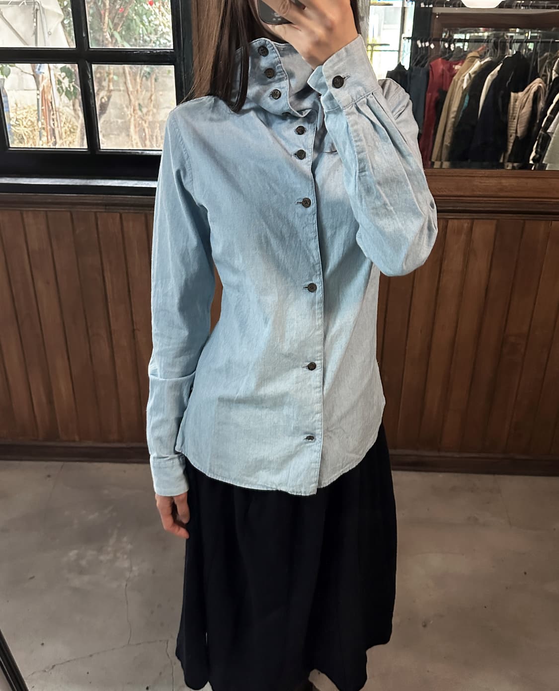 KAPITAL button collar shirt 상품이미지1