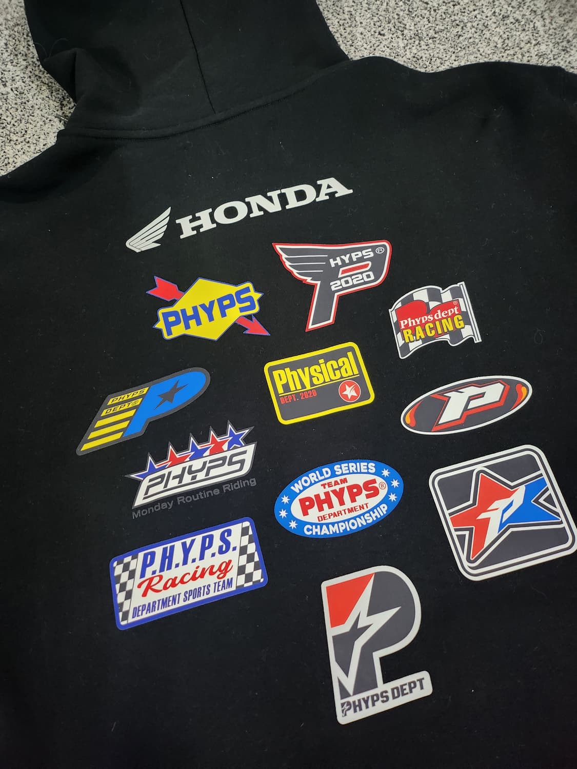 혼다 x 피지컬 에듀케이션 뎁트 후드 집업 상품이미지5