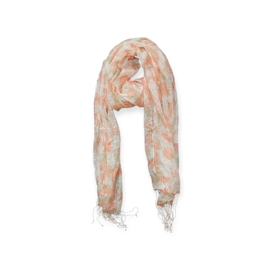 모리걸 살구빛 플라워 스카프 상품이미지1