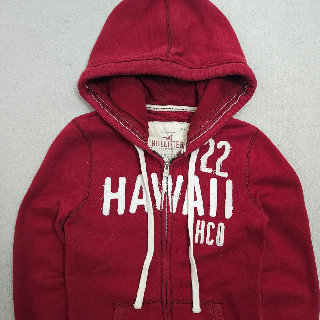 홀리스터 2way 후드 집업 S 딱붙핏 상품이미지3