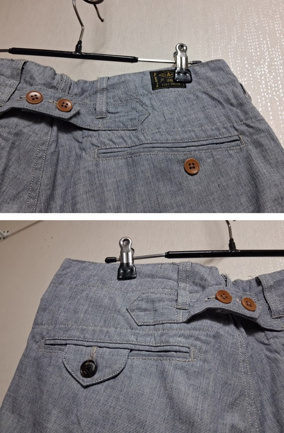 폴스미스  반바지 해지블루 면반바지 남성L32 
 상품이미지6