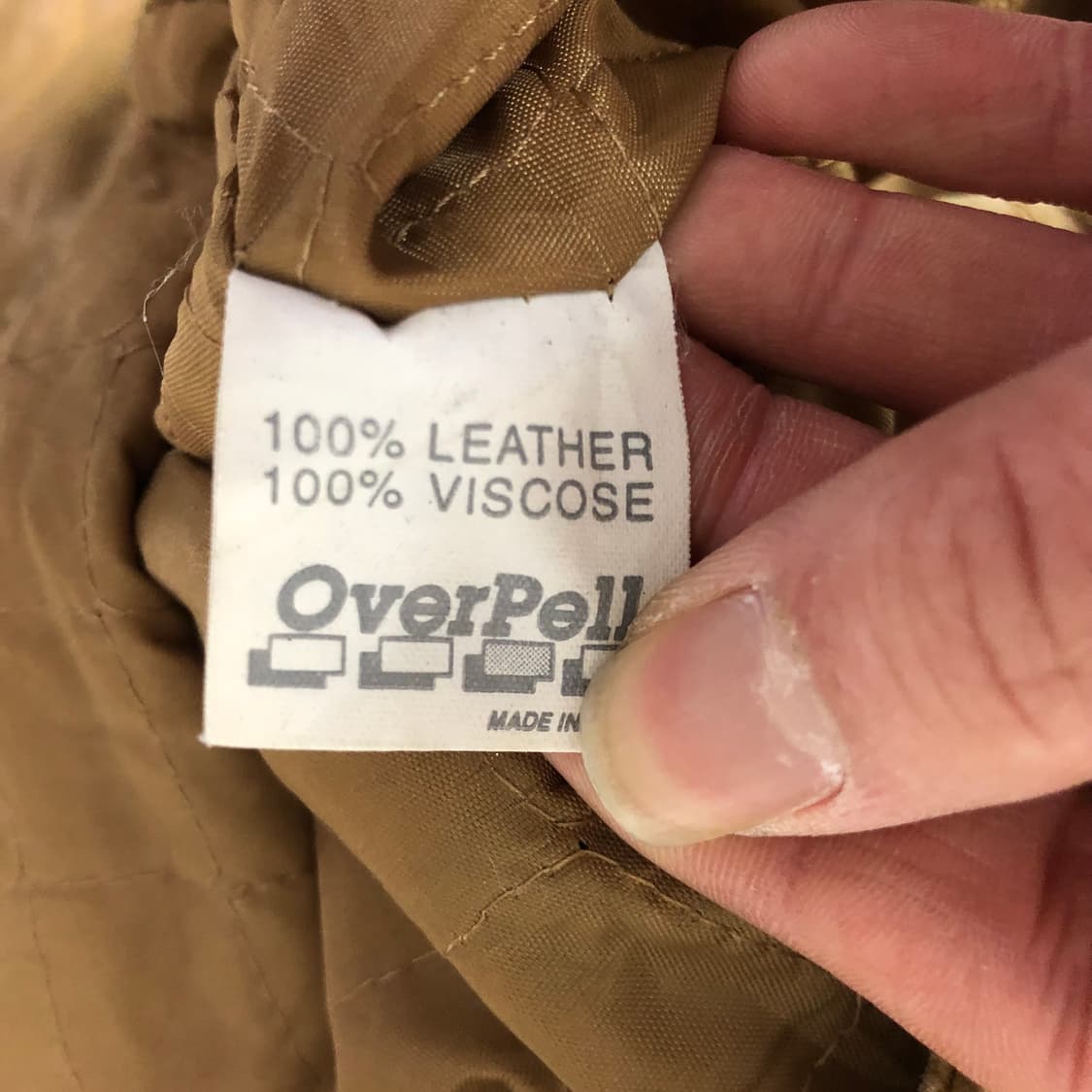 Overpell  레더 트러커 자켓  상품이미지9
