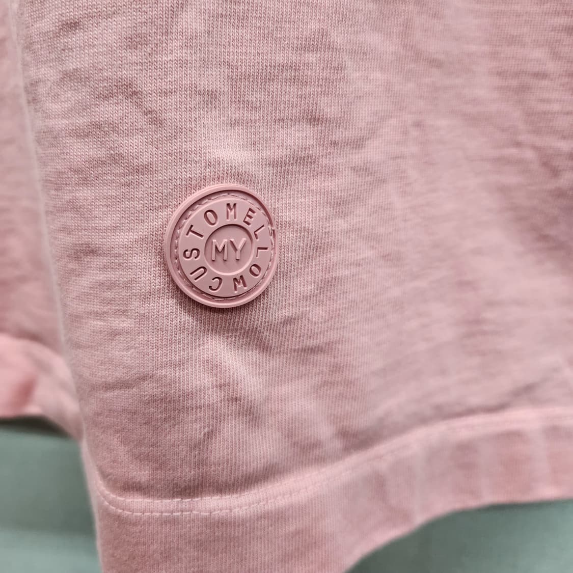 커스텀멜로우 로고와펜 럭비티 반팔카라 38(XL~2XL) 남여공용 상품이미지5