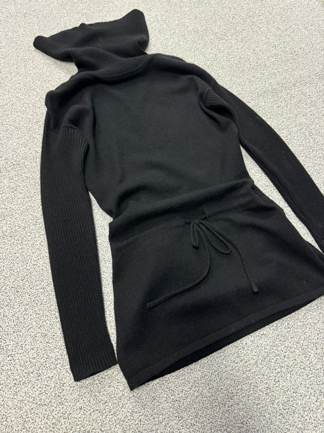 캐시미어100 목폴라 원피스 55 상품이미지2