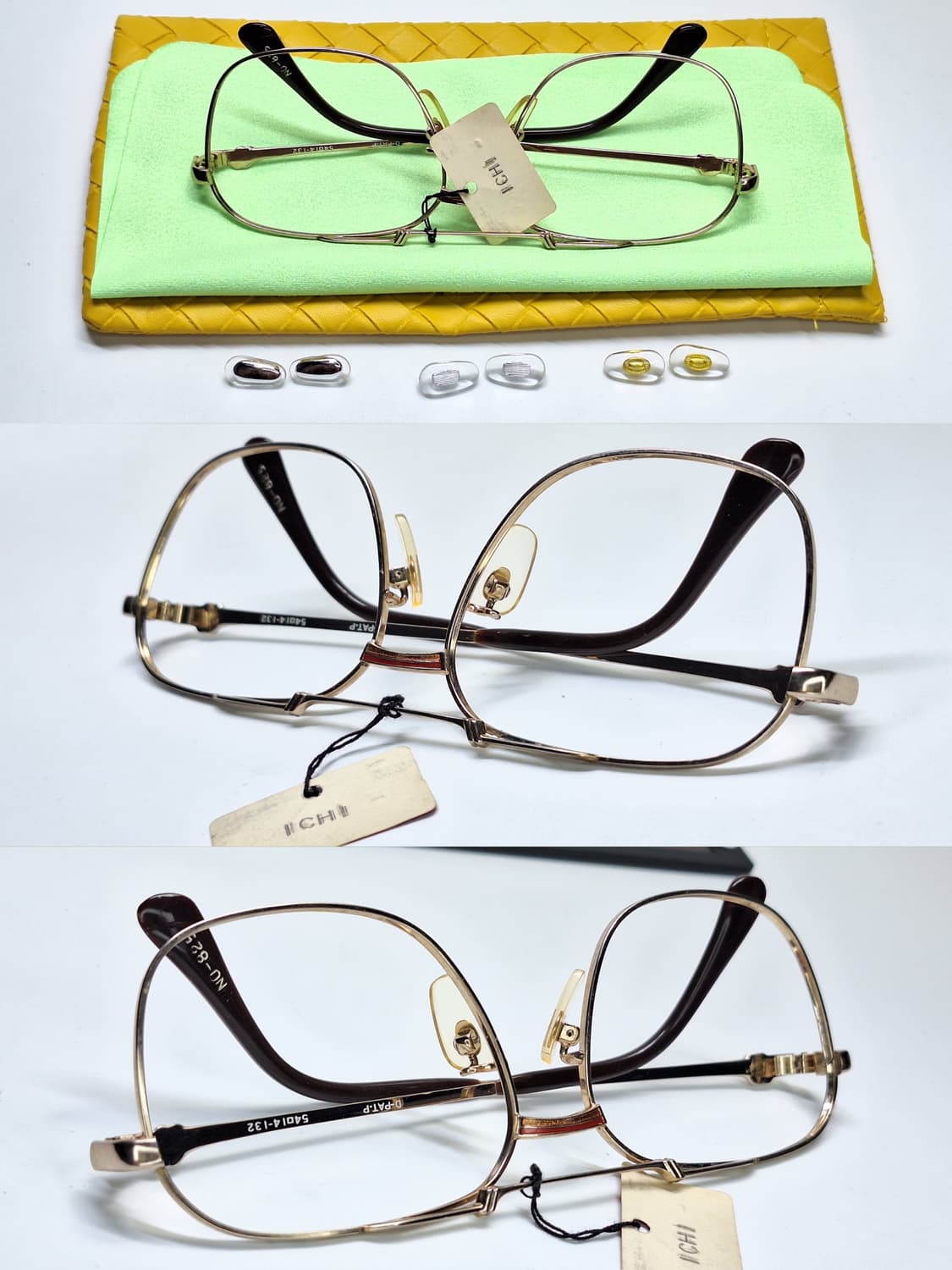 80s 일본제 빈티지 데드스톡 미사용/D-PAT-P 웰링턴 투브릿지 안경 상품이미지2