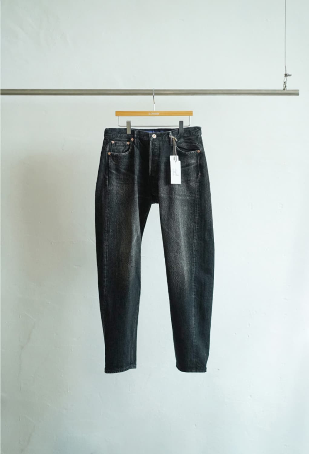 헤릴 HL XX 데님 블랙 빈티지 1사이즈 판매합니다 상품이미지1