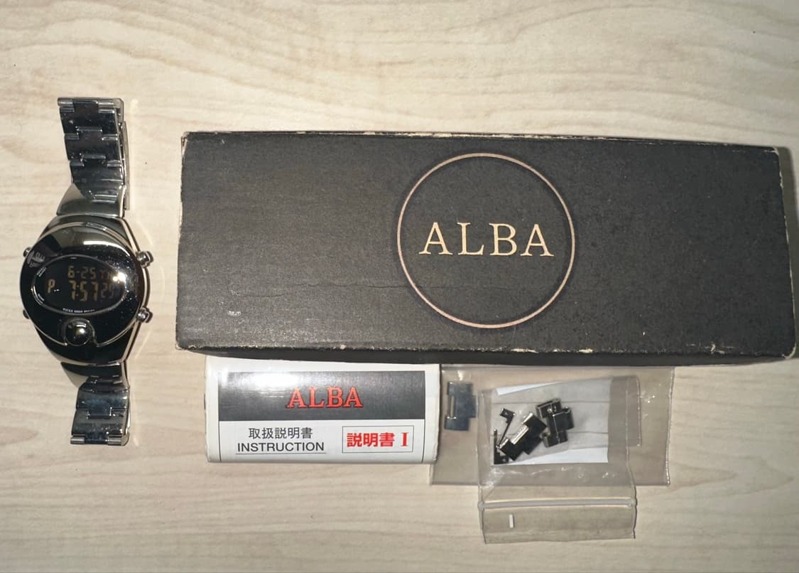 세이코 알바 스푼 풀구성 seiko alba spoon 빈티지 시계 상품이미지2