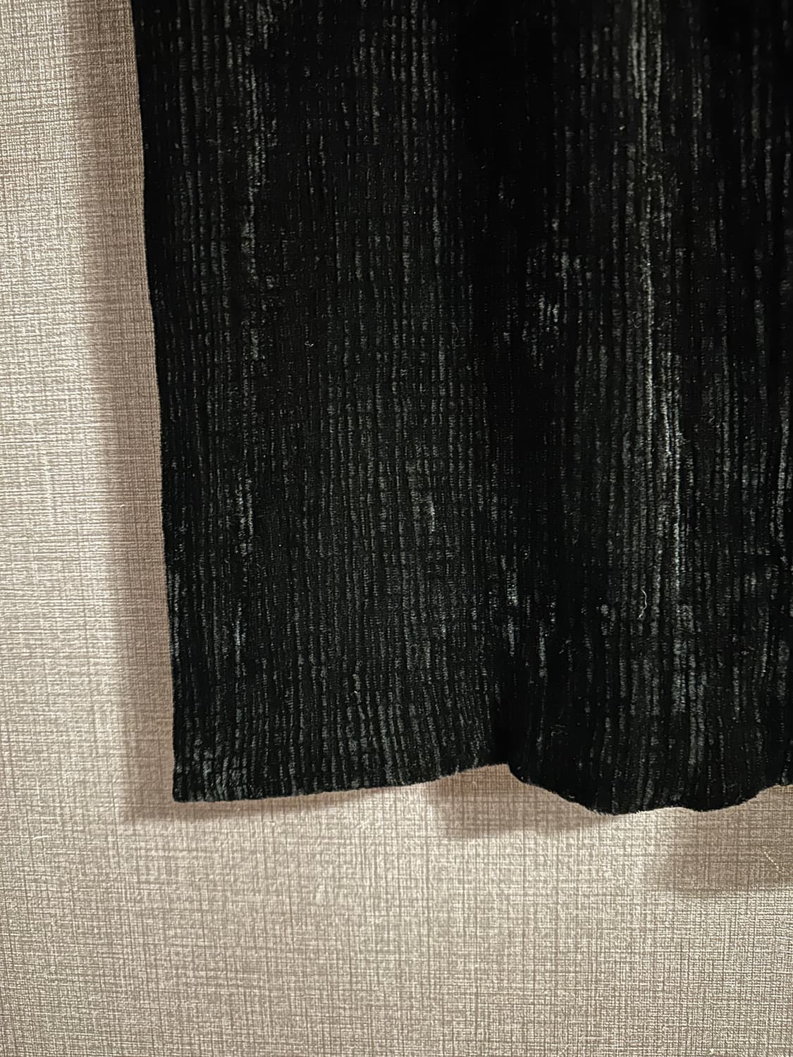 크리스찬 오자드 블랙 벨벳 롱 스커트 상품이미지2