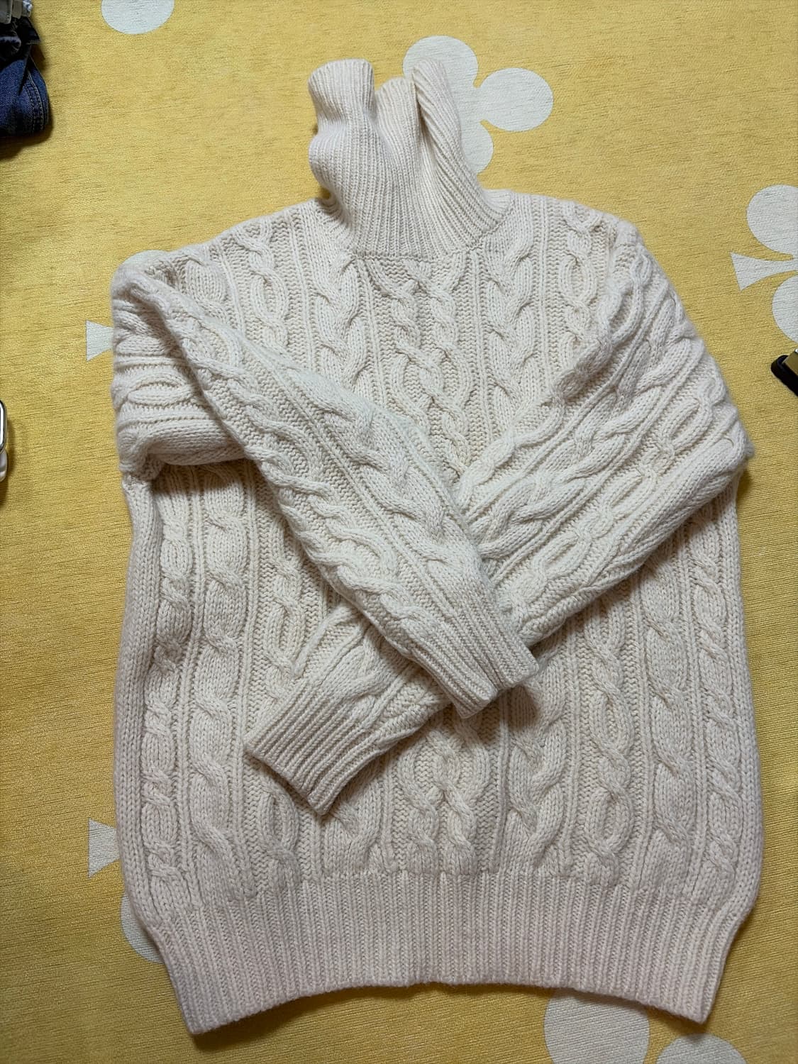 케이블 목폴라니트 상품이미지1