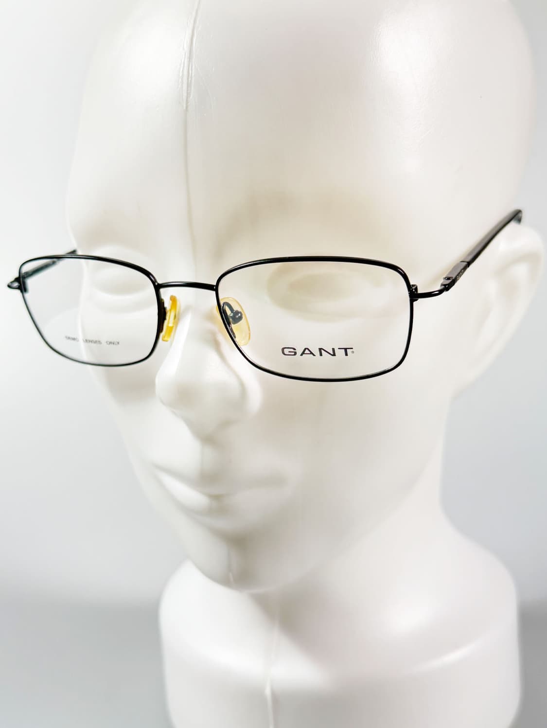 90s GANT 블랙 슬림 스퀘어 메탈 프레임 빈티지 안경 상품이미지8