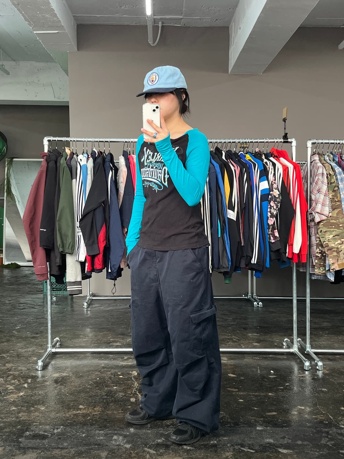 할리데이비슨 래글런 롱슬리브 티셔츠 상품이미지4