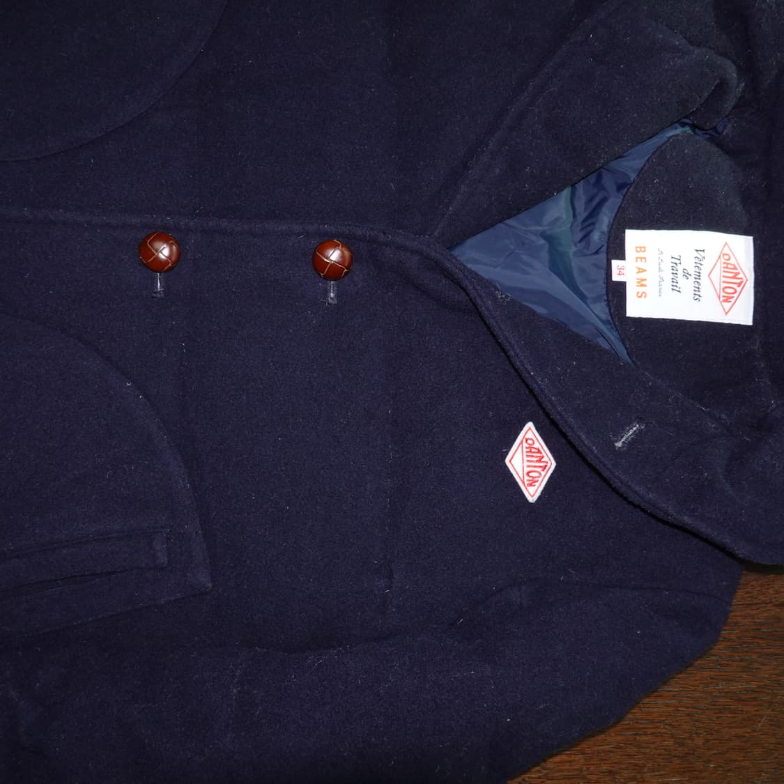 단톤 빔즈 울 다운 패딩 상품이미지3