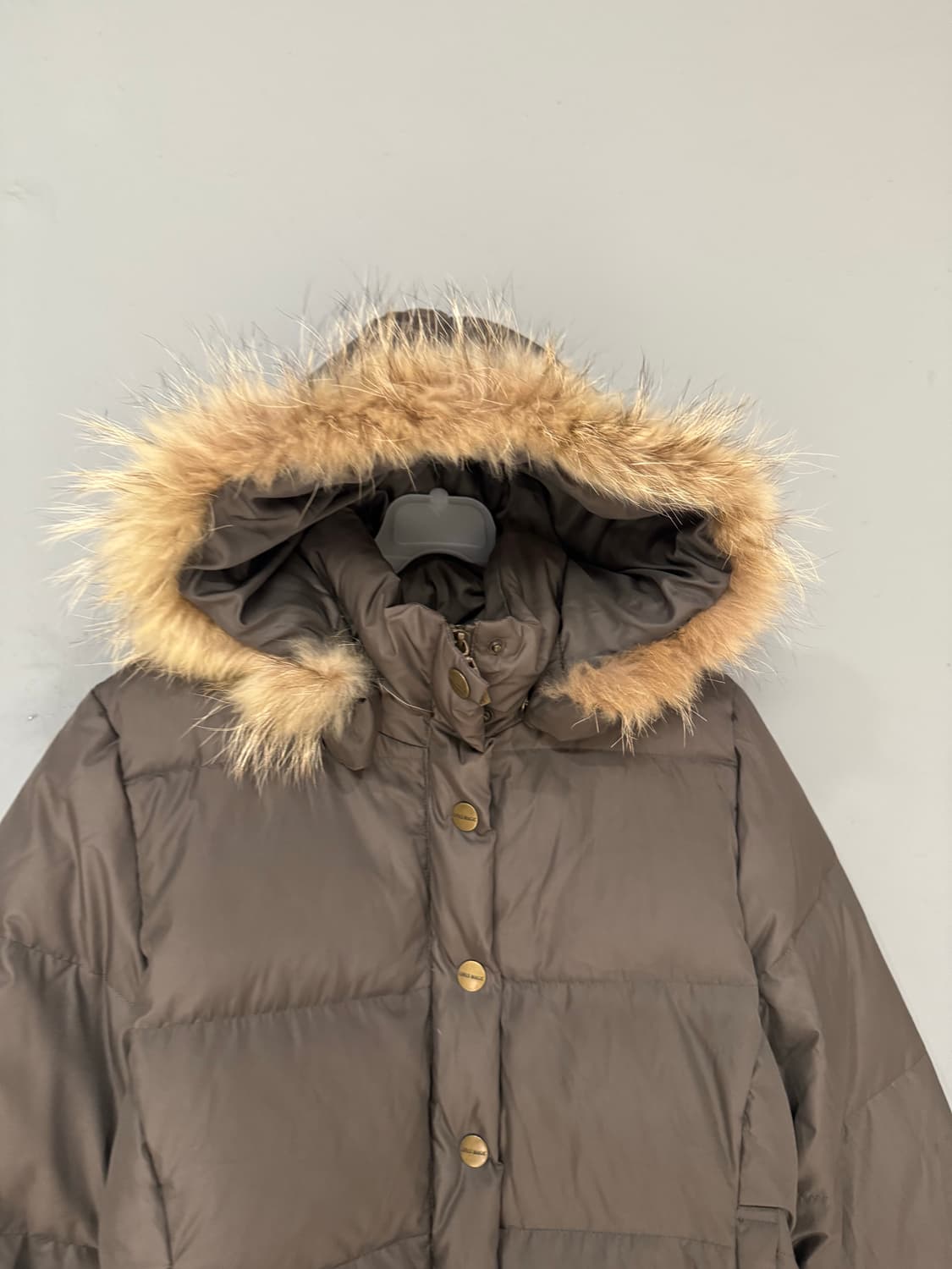 hood fur detail 2-way zipper padding 상품이미지6