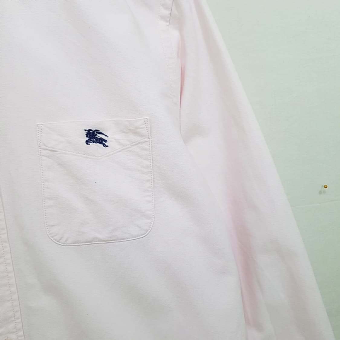 BURBERRY 버버리 블랙라벨 버튼다운 셔츠 핑크 상품이미지3