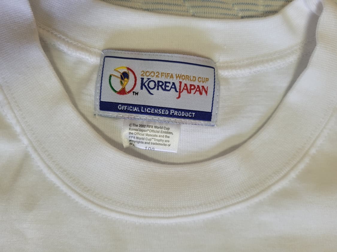 [100 L] 데드스탁 2002 한일 월드컵 반팔 3장 상품이미지3
