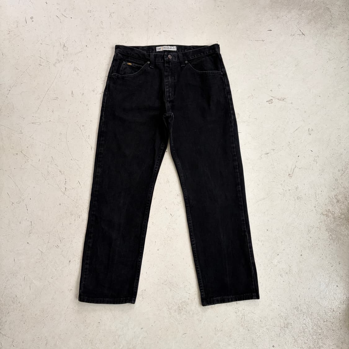 00s LEE 빈티지 흑청 데님팬츠 34x29 상품이미지1