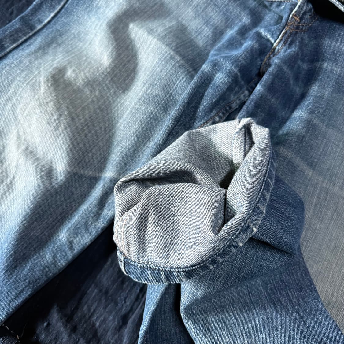 리바이스 505 레귤러핏 데님 팬츠 33 상품이미지3